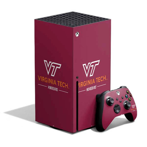 Virginia Tech University Hokiebird Xbox Series X Skins